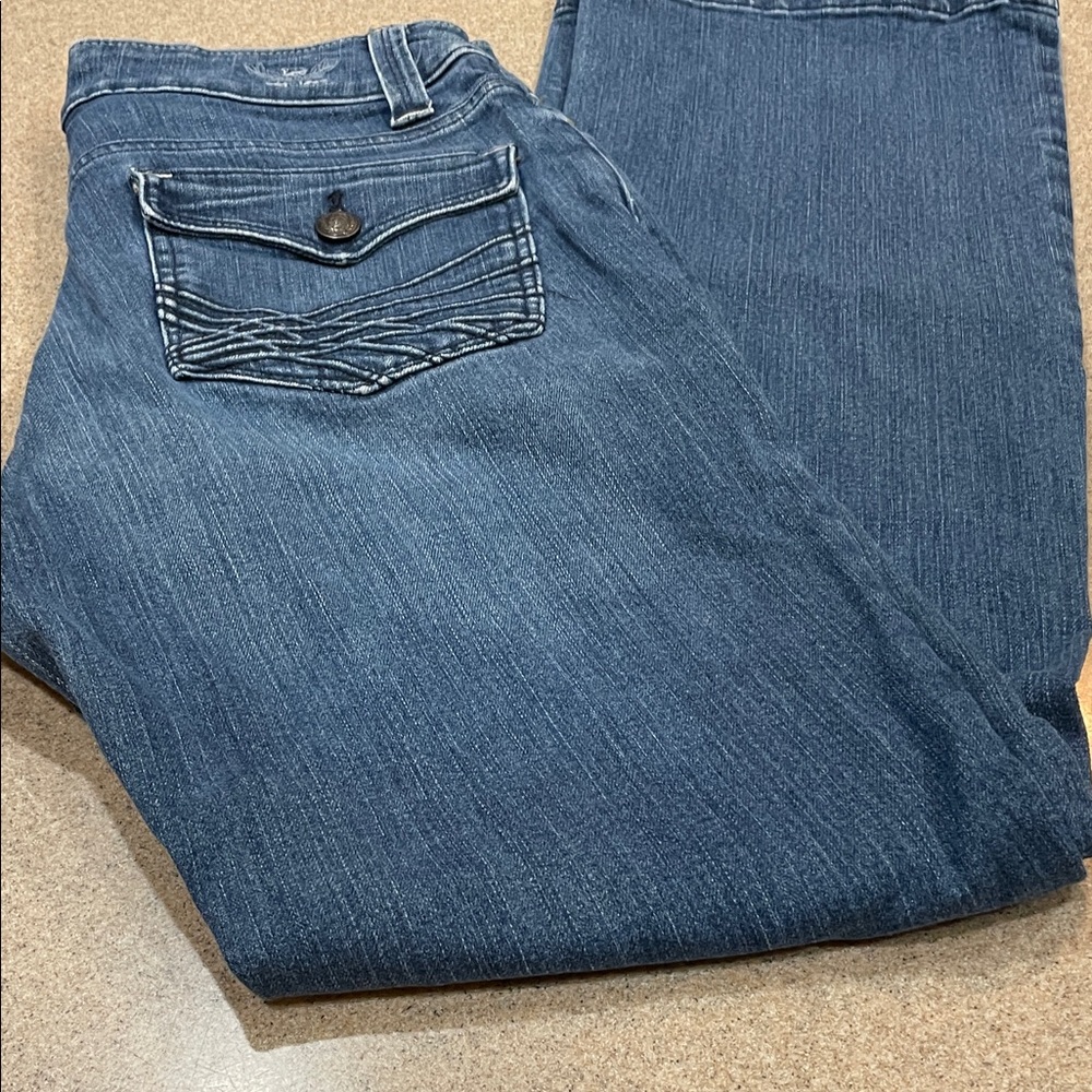 Lee  Perfect Fit Size 8 Blue Denim Jeans Stretchy